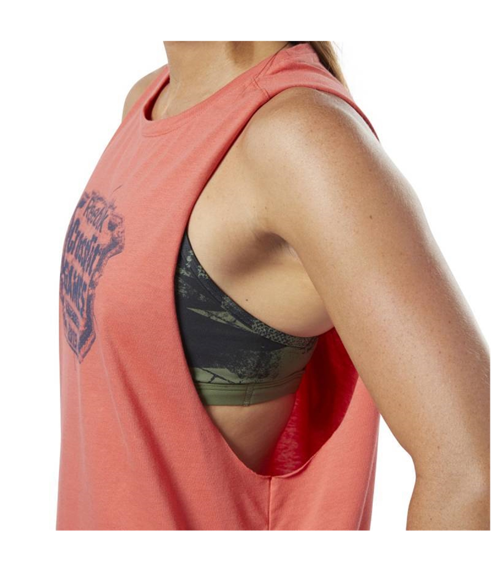 Reebok Womens Distressed CrossFit Games 2019 Muscle Tank Top - Picture 5 of 22