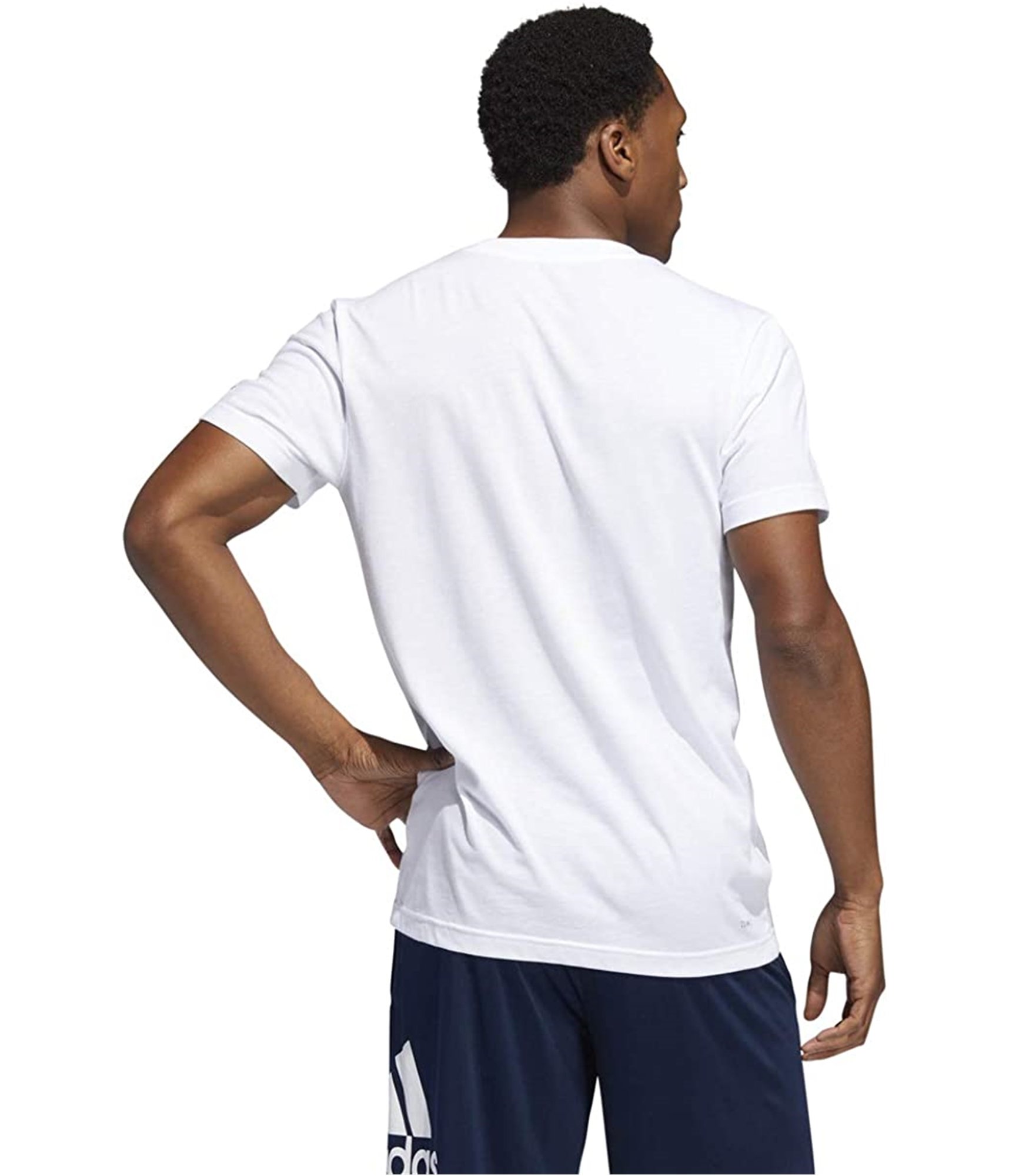 Adidas Mens More Game Than You Graphic T-Shirt, White, XX-Large - Picture 3 of 3