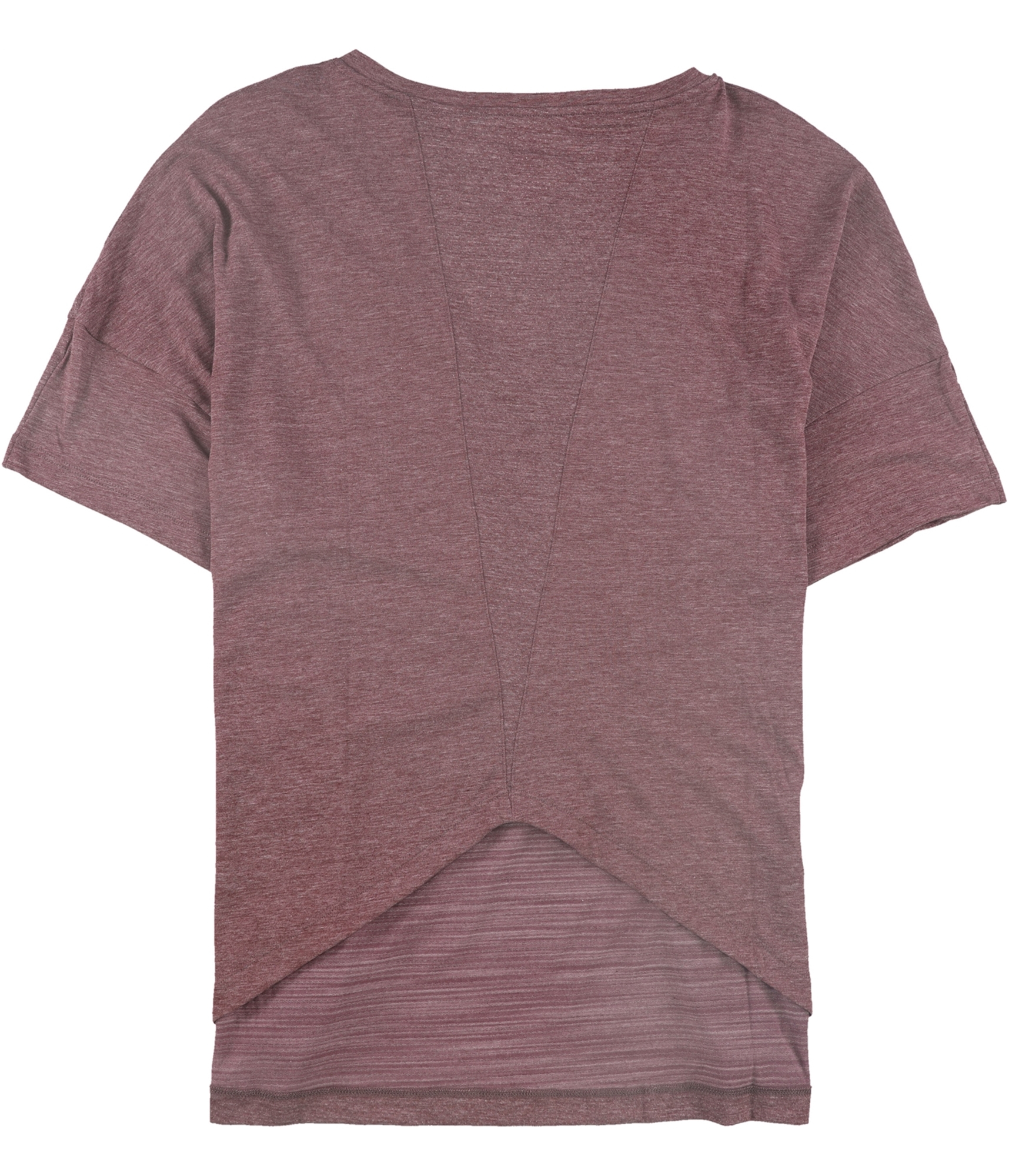 Reebok Womens Heathered Basic T-Shirt, maroon, Plus Size, 3X/22W - Bild 2 von 4