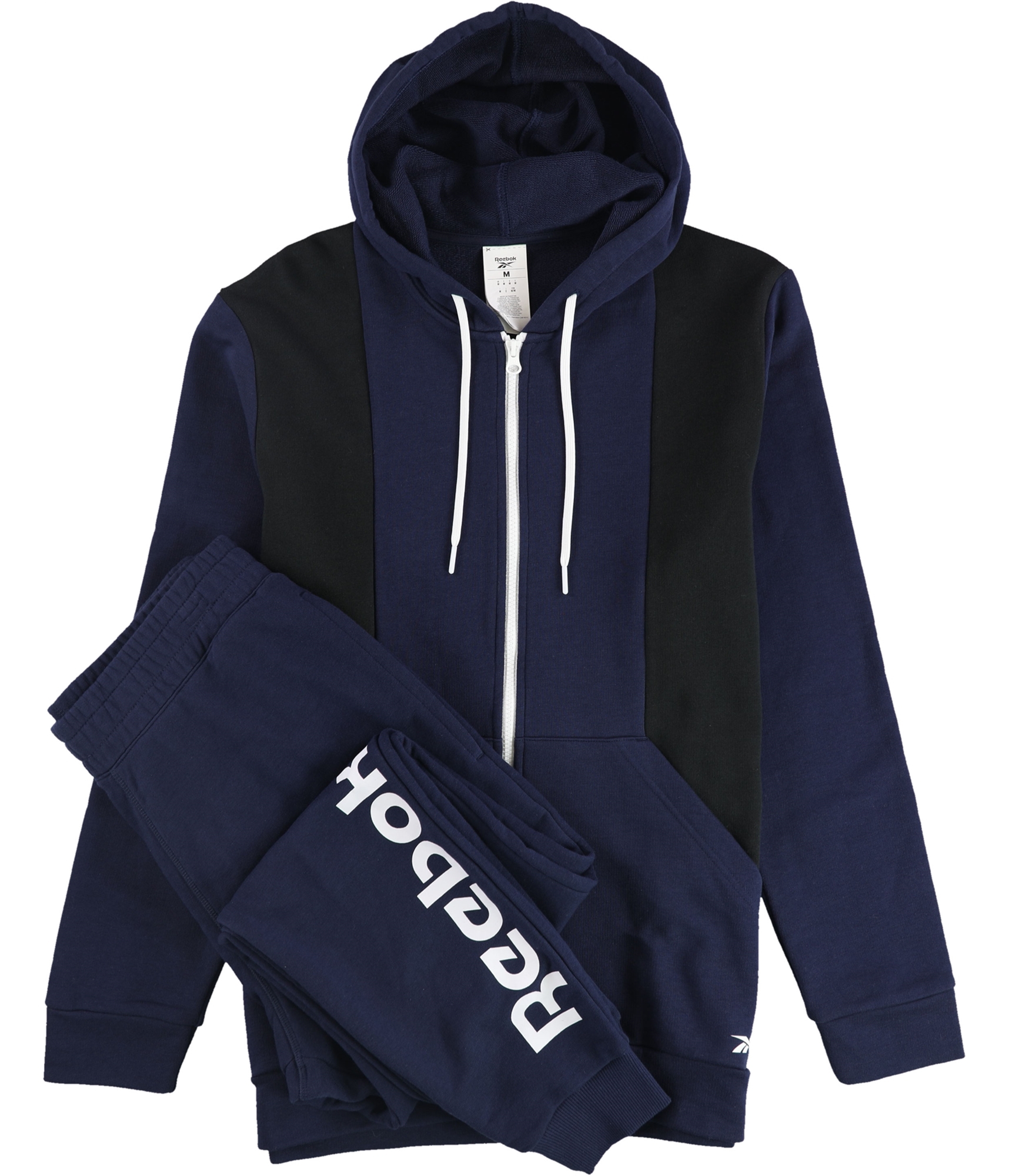 Спортивный костюм Reebok Mens Techstyle с линейным логотипом 2 предмета синий Средний 8690₽