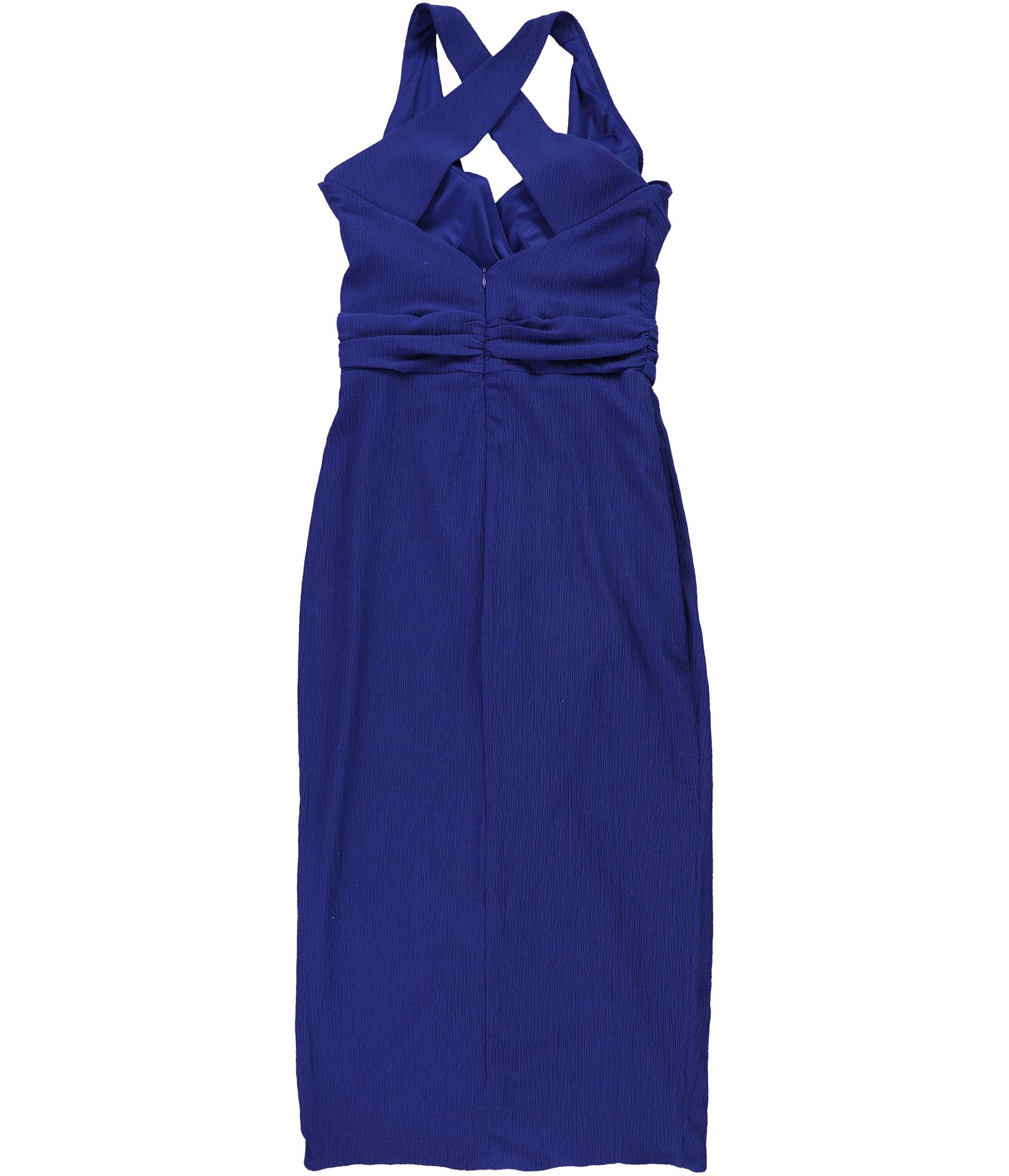 GUESS Womens Ruched O-Ring Cutout Wrap Dress - Picture 2 of 6