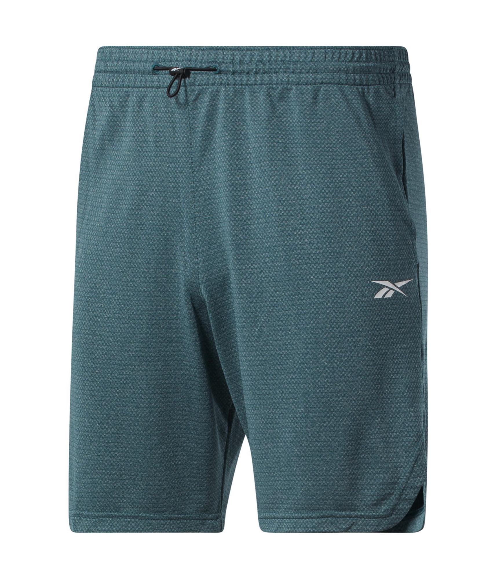 Мужские спортивные шорты Reebok Ready из меланжевого трикотажа Зеленый Средний размер 3290₽