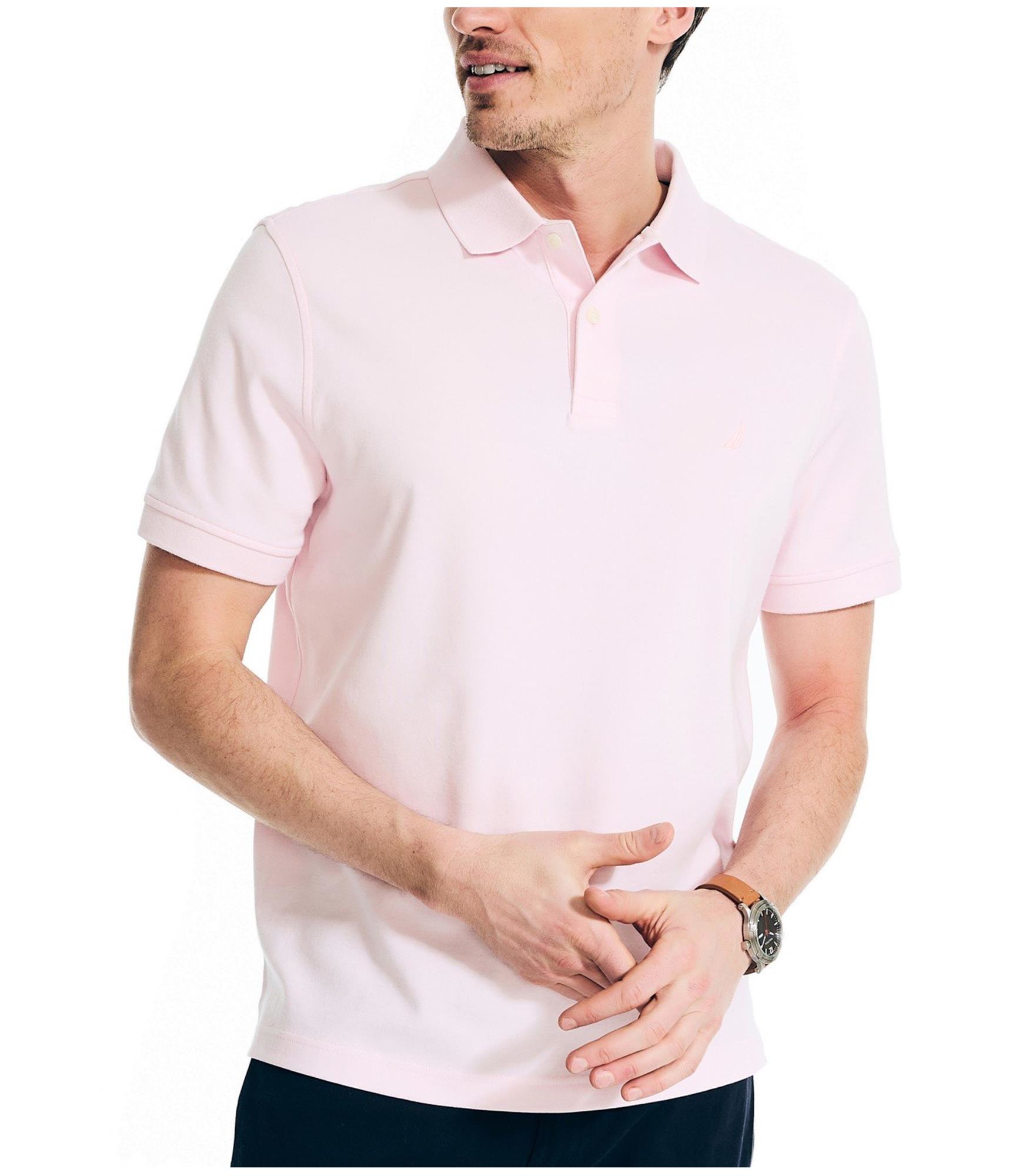 Nautica Mens Classic Fit Interlock Polo Shirt - Picture 3 of 4