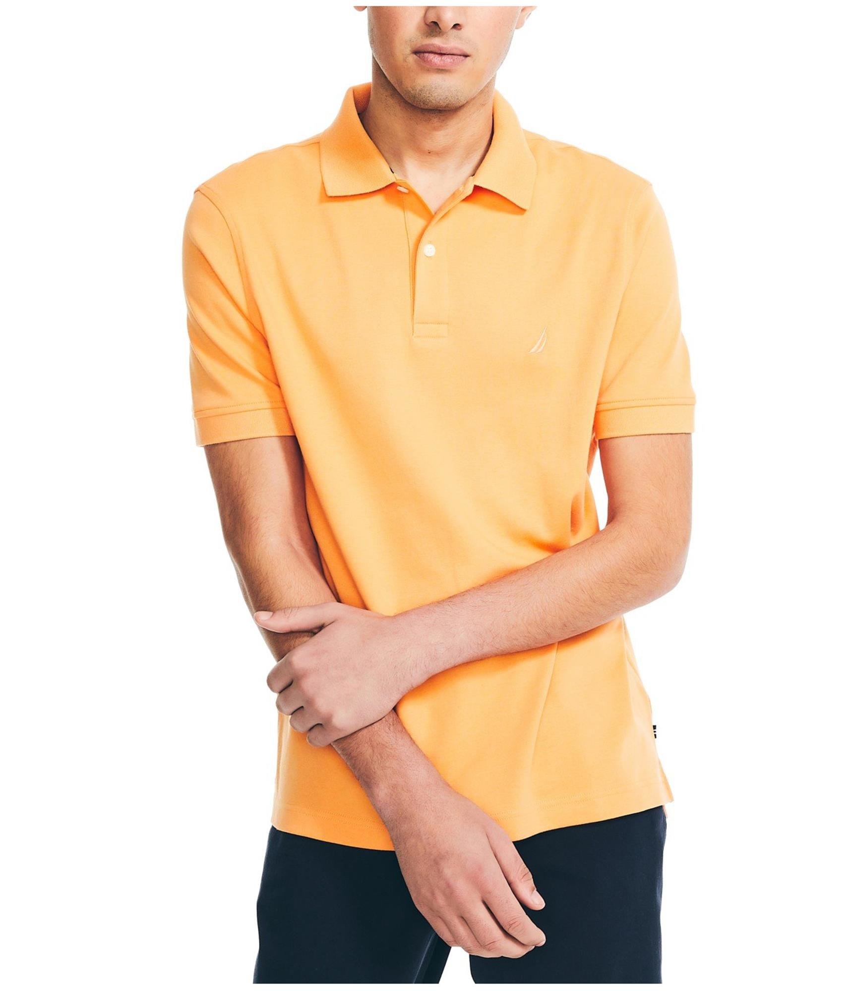 Nautica Mens Classic Fit Interlock Polo Shirt