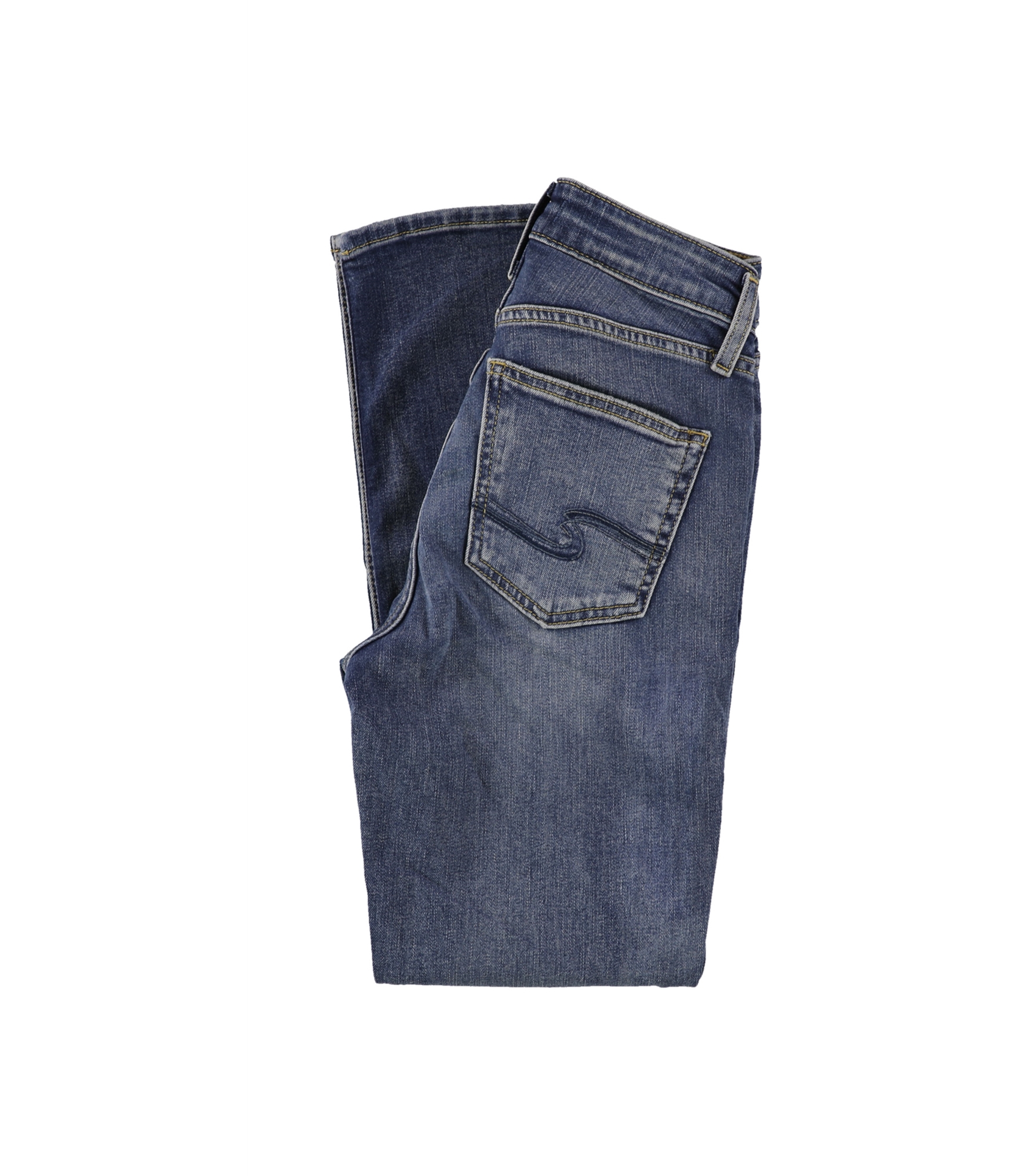 Silver Jeans Womens Solid Straight Leg Jeans - Picture 3 of 19