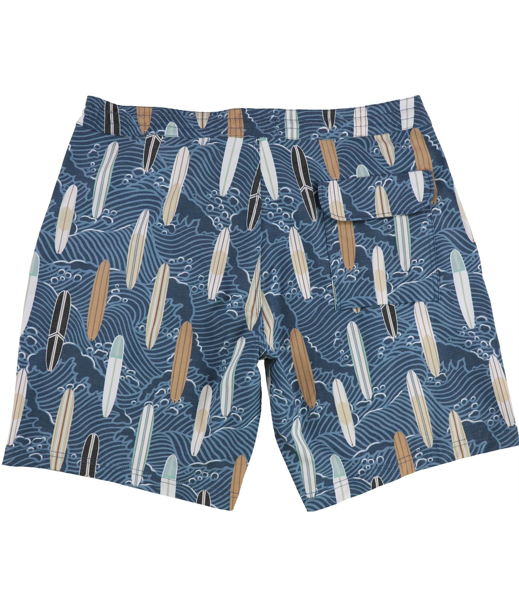 Мужские ретро-шорты для плавания Reyn Spooner Eco Swim Bottom Board Shorts 6390₽