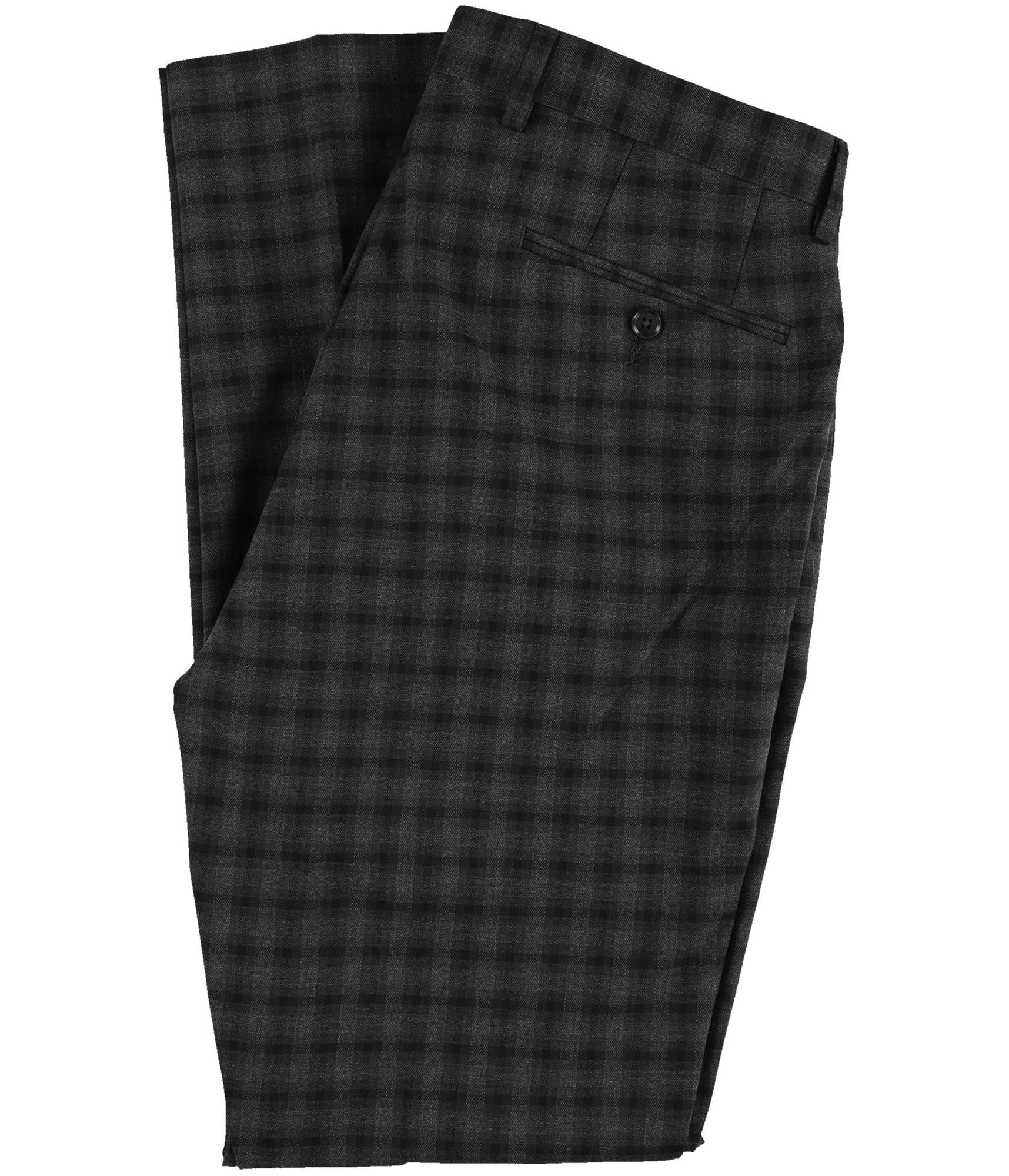 bar III Мужские облегающие стрейчевые клетчатые платья-брюки-слаксы 11190₽