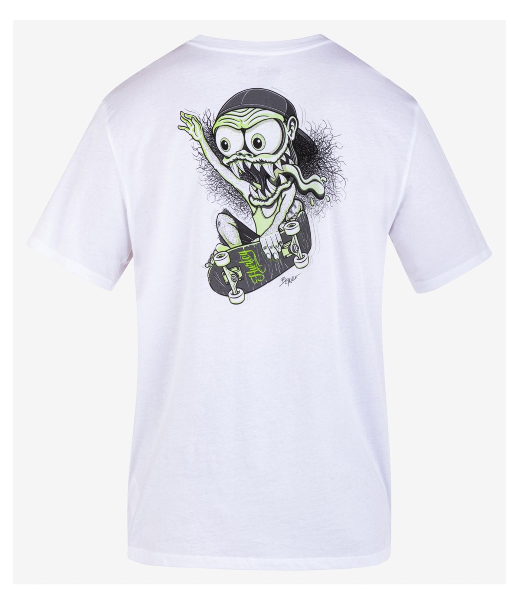 Мужская футболка с коротким рукавом и рисунком зомби от Hurley