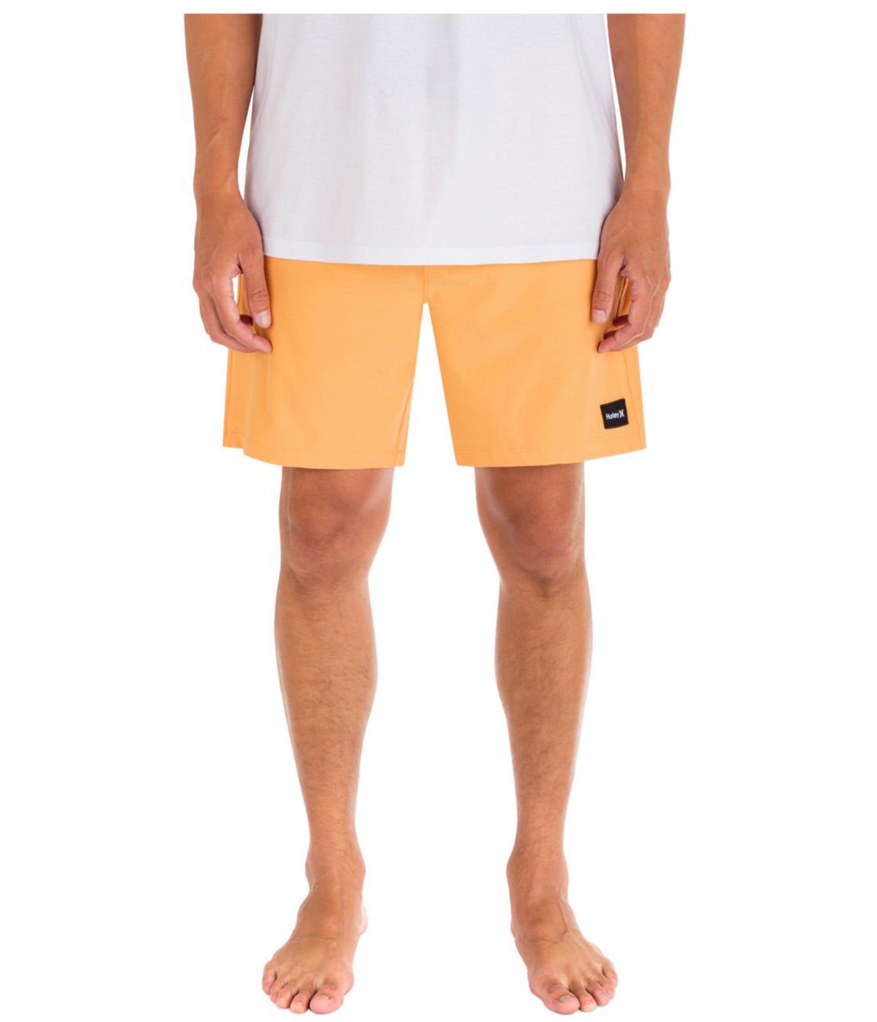 Повседневные шорты для прогулок Hurley мужские Phantom Zuma оранжевые маленькие 4290₽