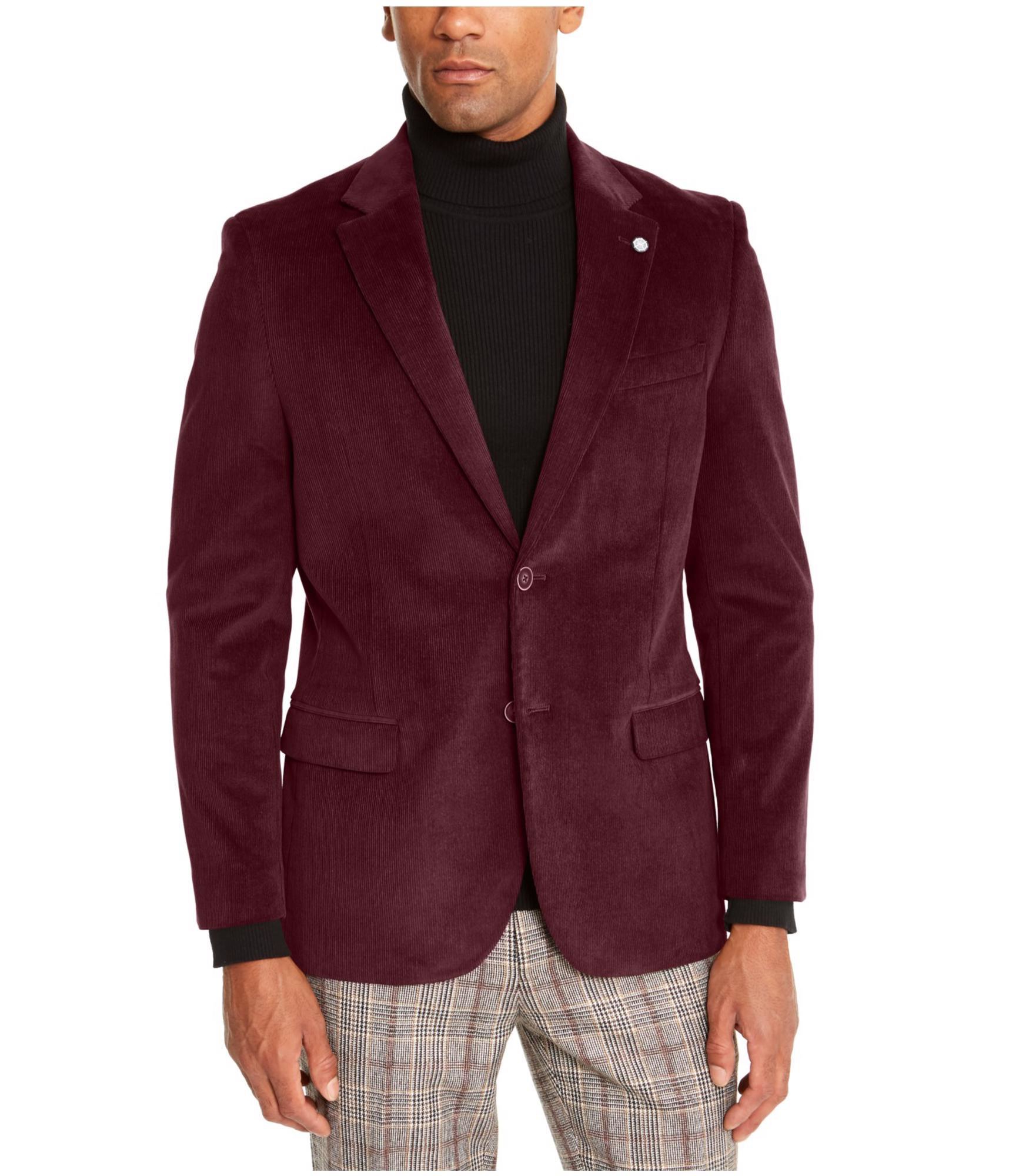 Куртки и блейзеры из эластичного вельвета Nautica Modern Fit Красный 40 Обычный 19490₽