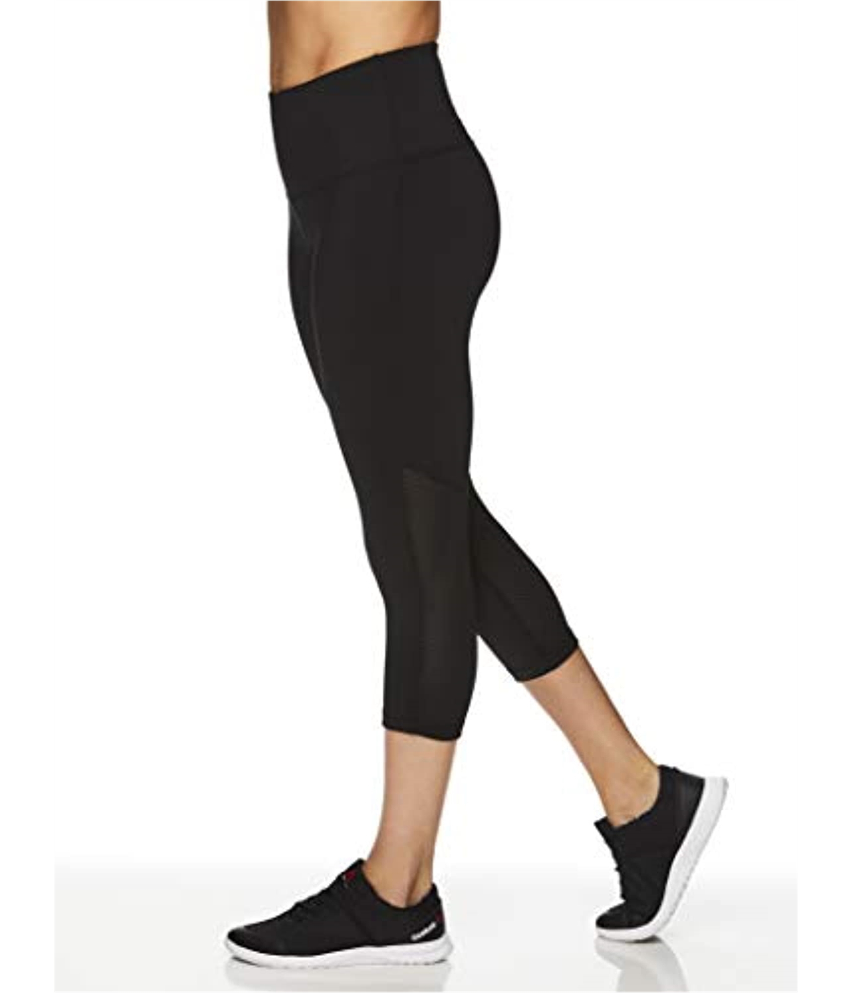 Reebok Womens Capri Seamed Compression Athletic Pants - Picture 16 of 24