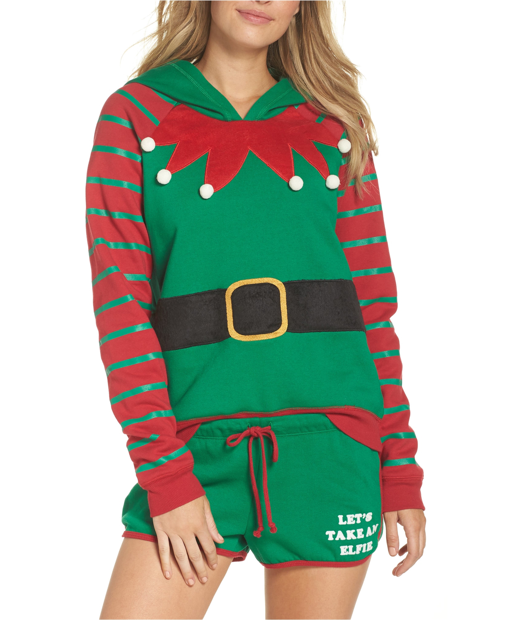 Уютный женский комплект Zoe Womens Lets Take от Elfie, Зеленый, маленький