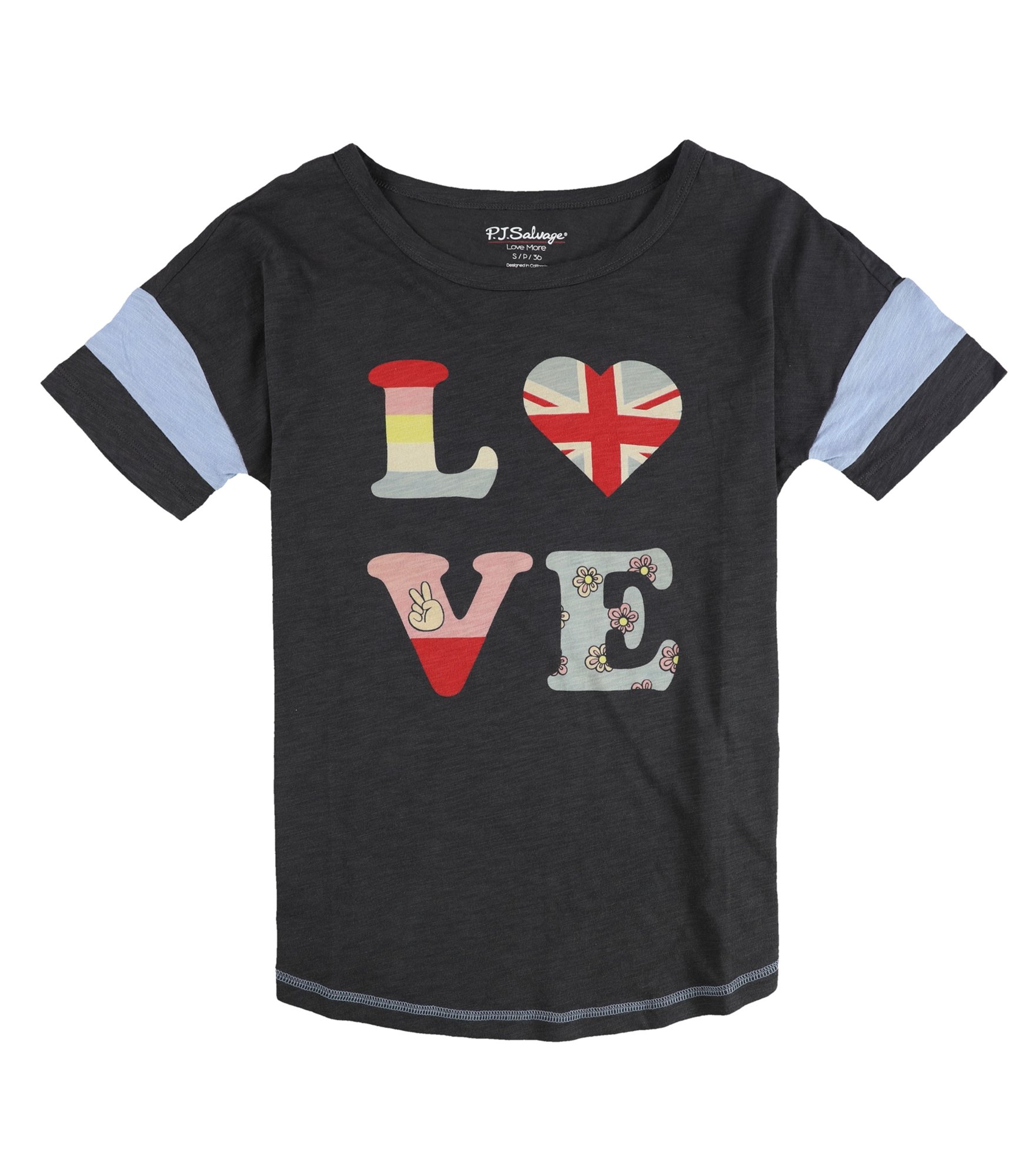 P.J. Salvage Womens Love Pajama Sleep T-shirt