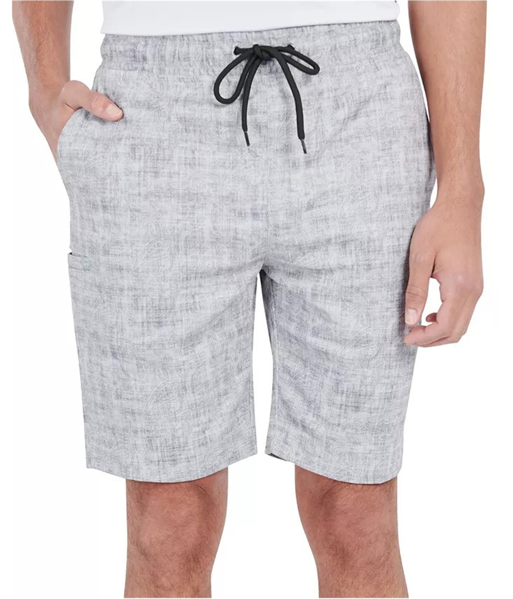 Мужские однотонные повседневные шорты для прогулок Society of Threads серые большого размера 4290₽