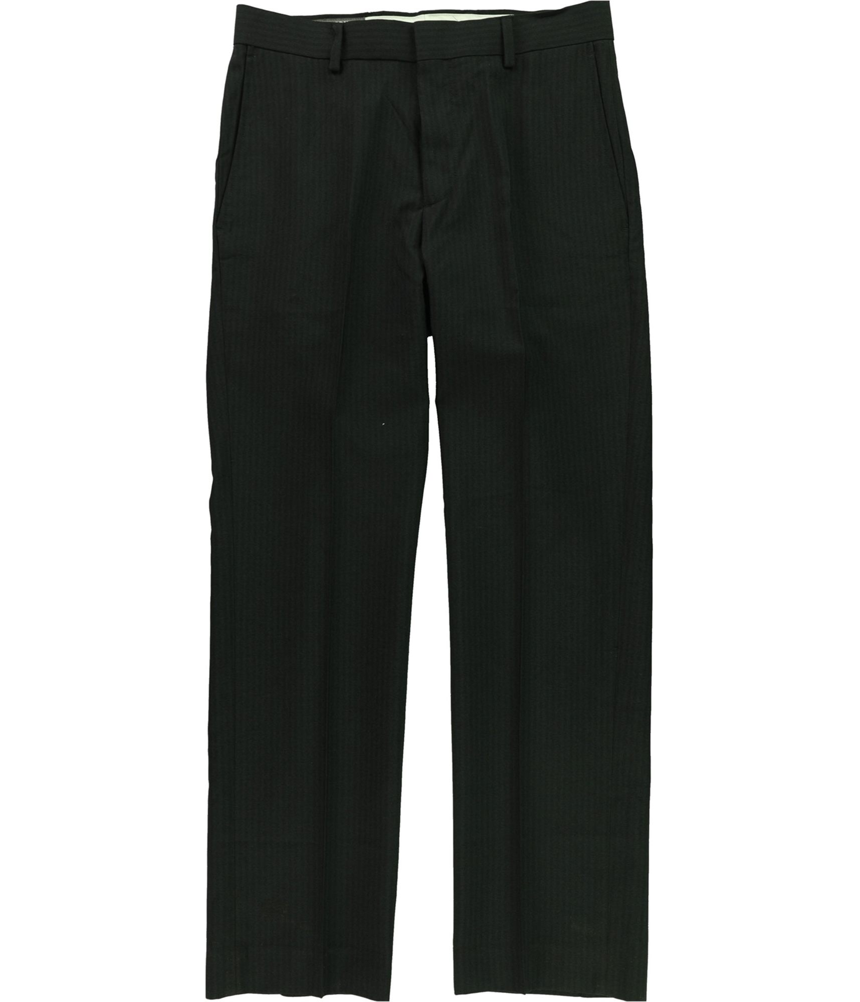 Michael Brandon Mens Pinstripe Casual Trouser Pants, Grey, 30W x 30L