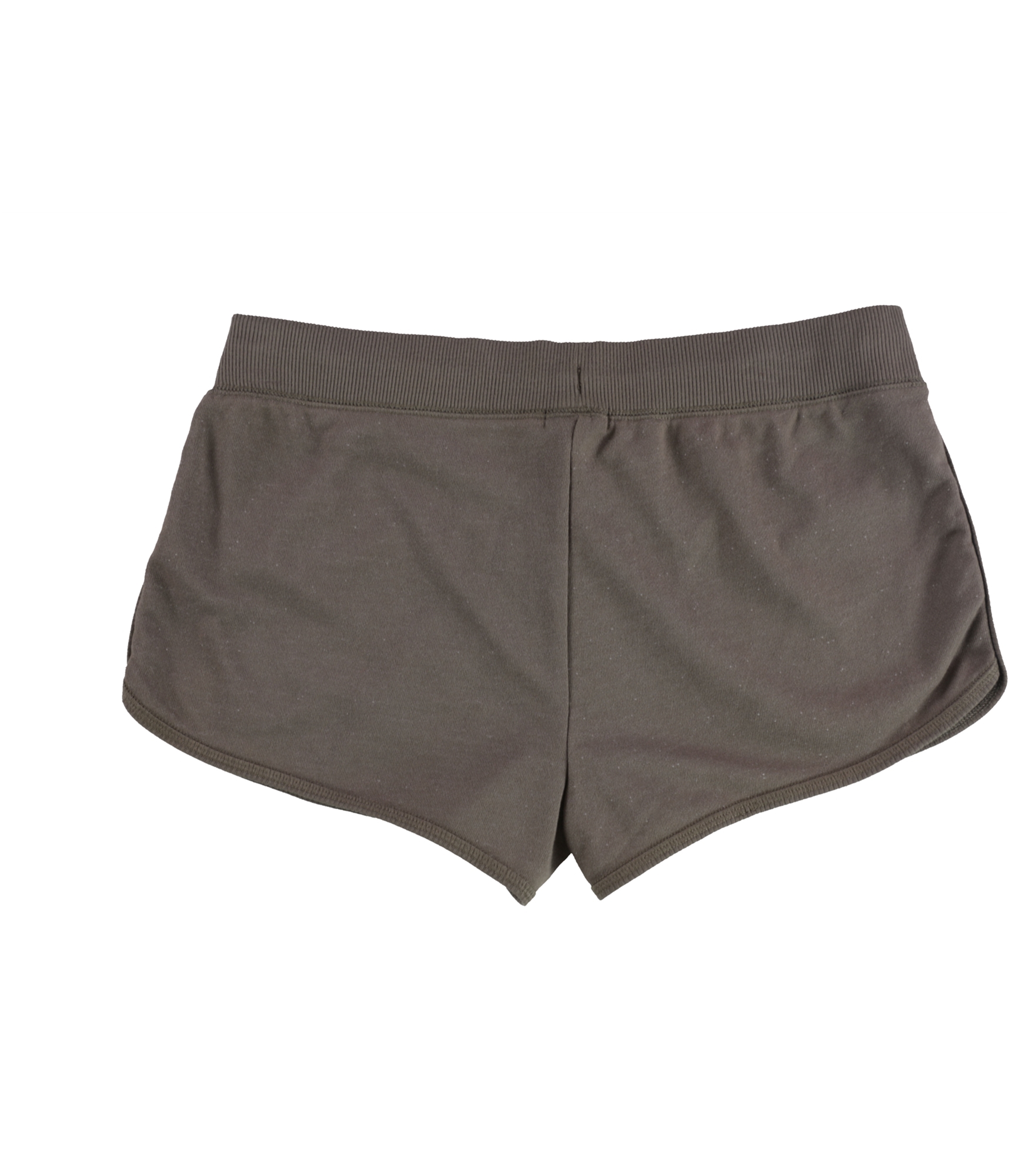 Cozy Zoe Womens Heather Drawstring Pajama Shorts, Brown, Small - Picture 2 of 2