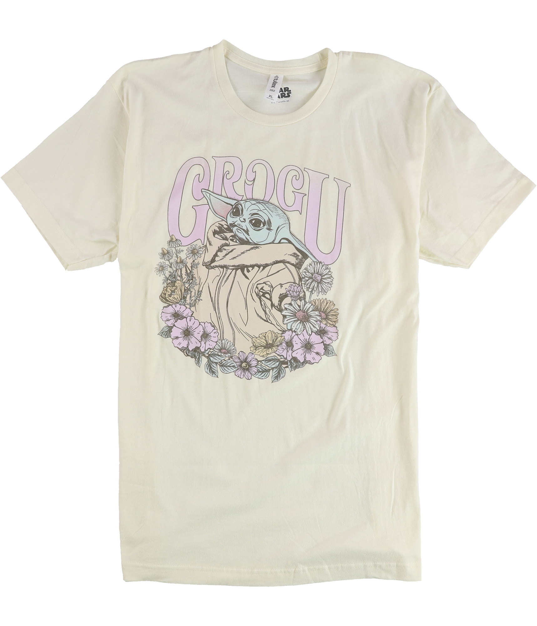 Мужская футболка с графическим принтом Звездные войны темно-белая X-Large 3290₽