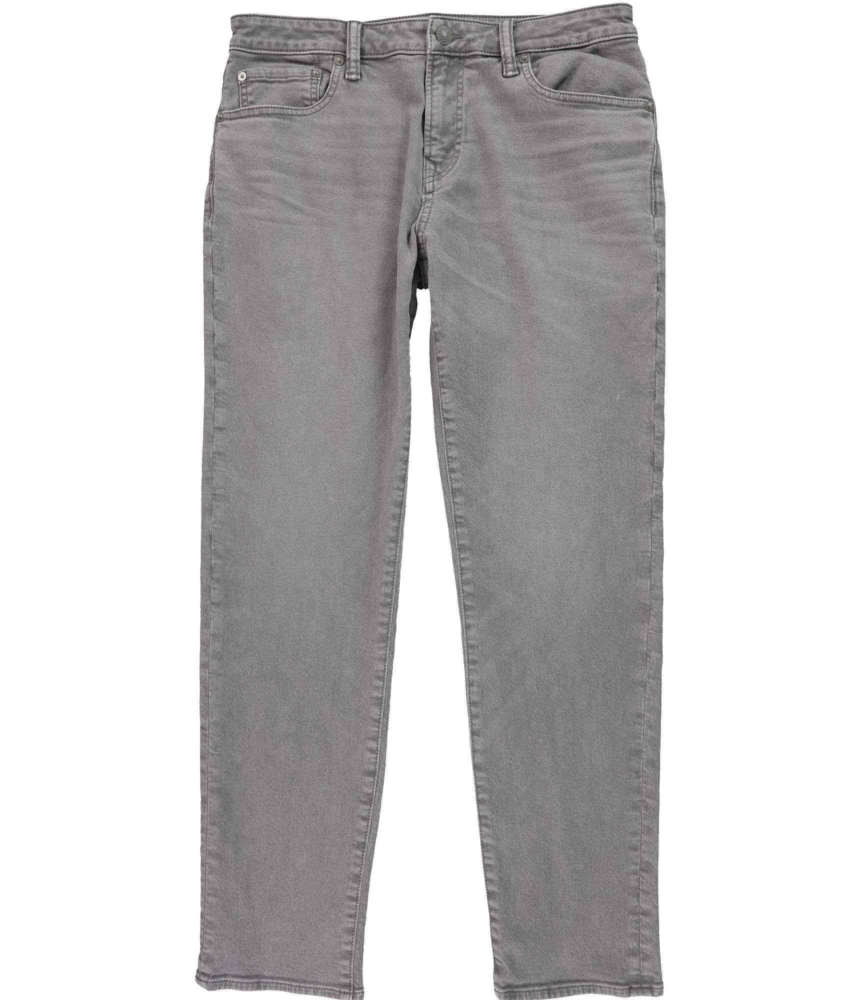 Мужские узкие джинсы спортивного покроя American Eagle серые 32W x 32L 5290₽