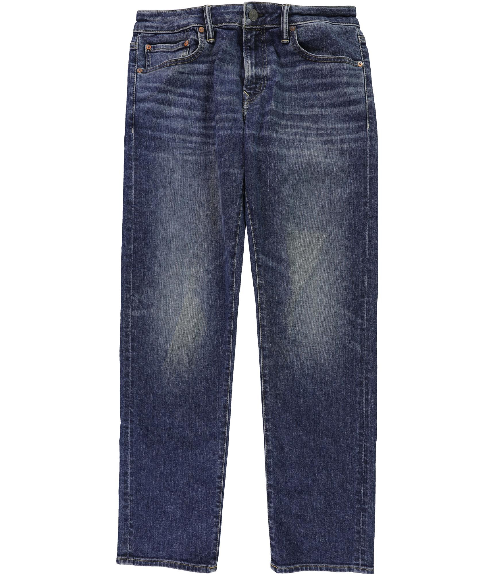 Мужские двухцветные джинсы American Eagle Slim Fit синие 31W x 31L 5290₽