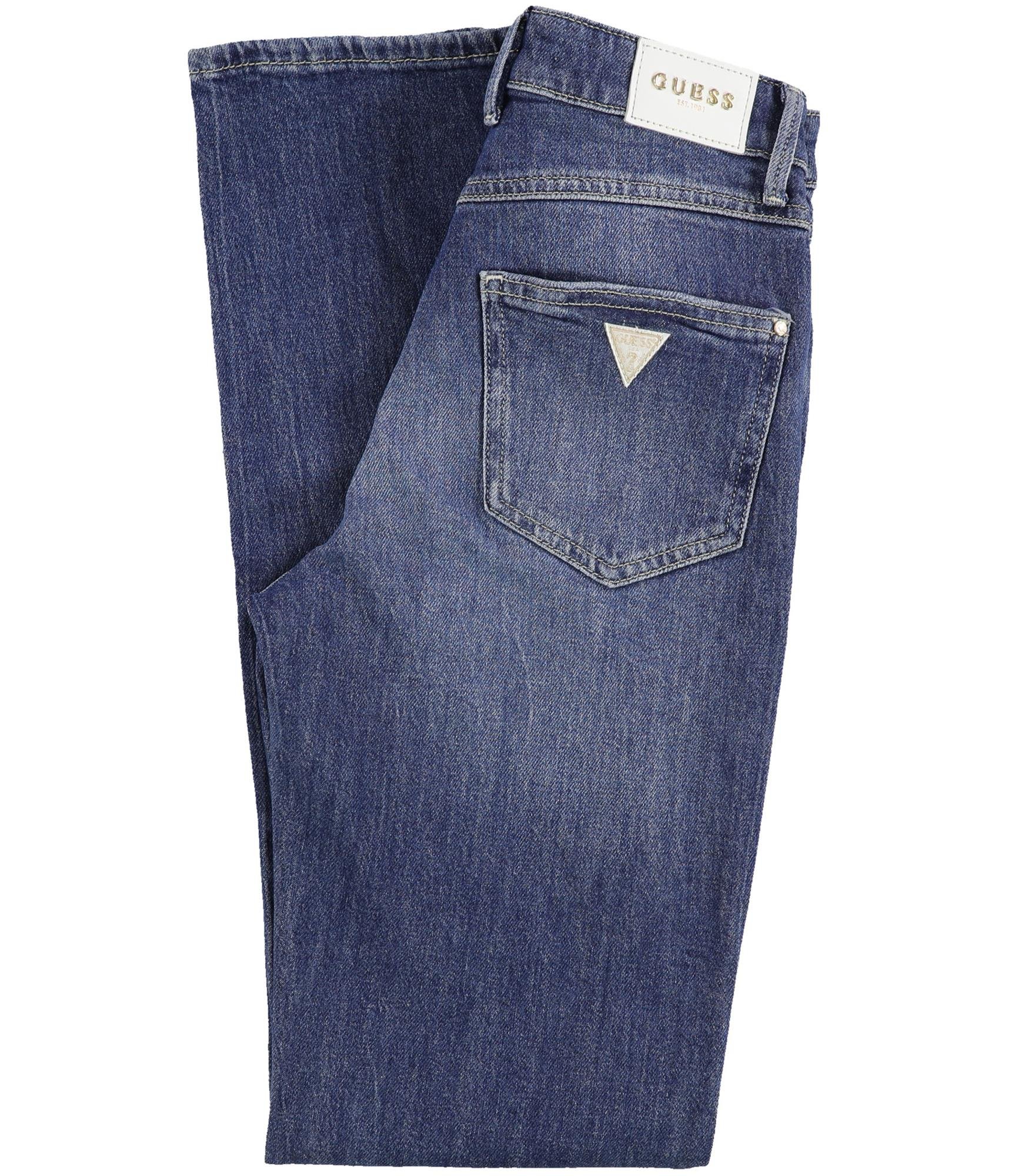 GUESS Womens Faded 1981 Straight Leg Jeans - Imagen 2 de 5