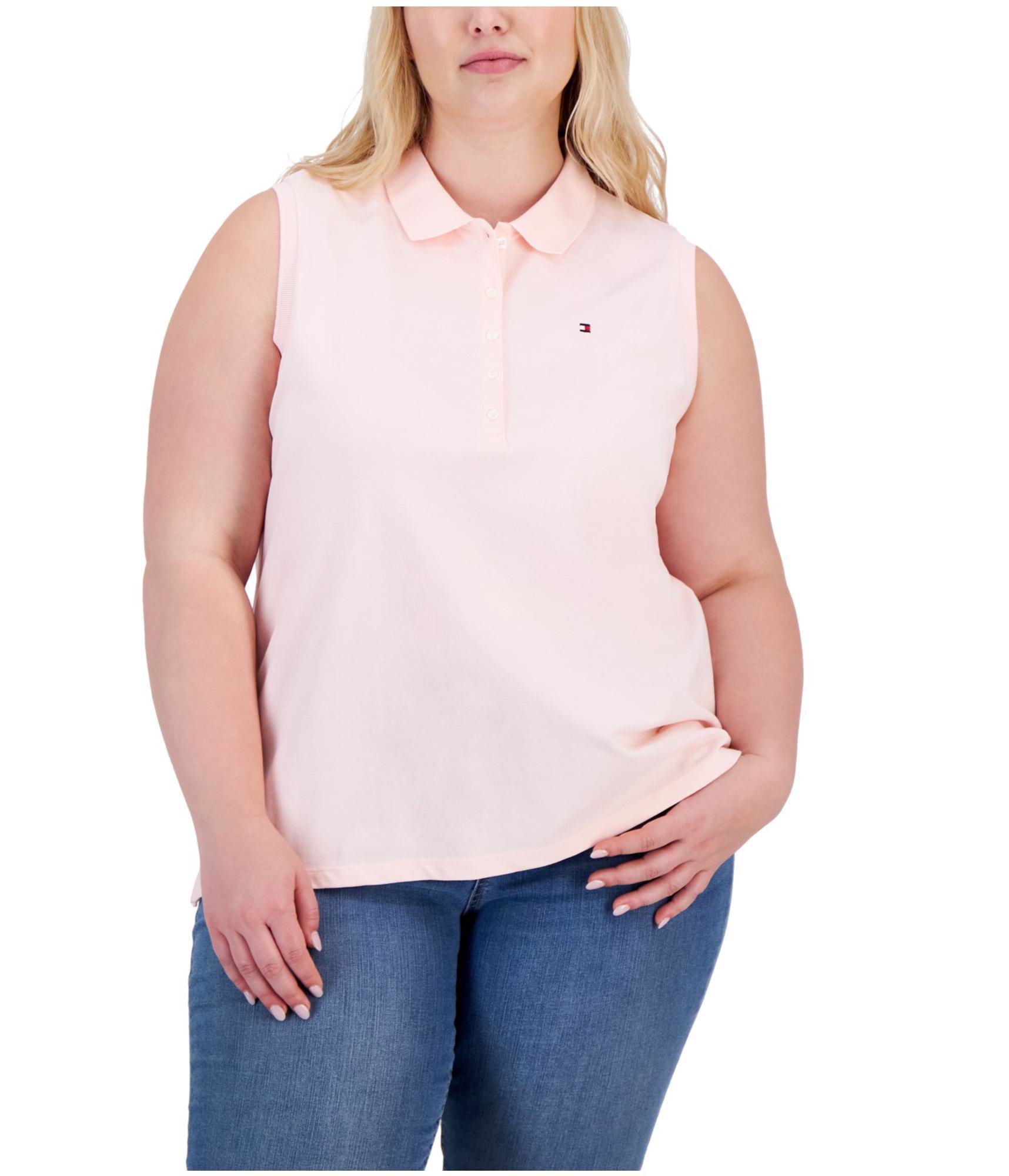 Tommy Hilfiger Womens Sleeveless Polo Shirt - Picture 2 of 3