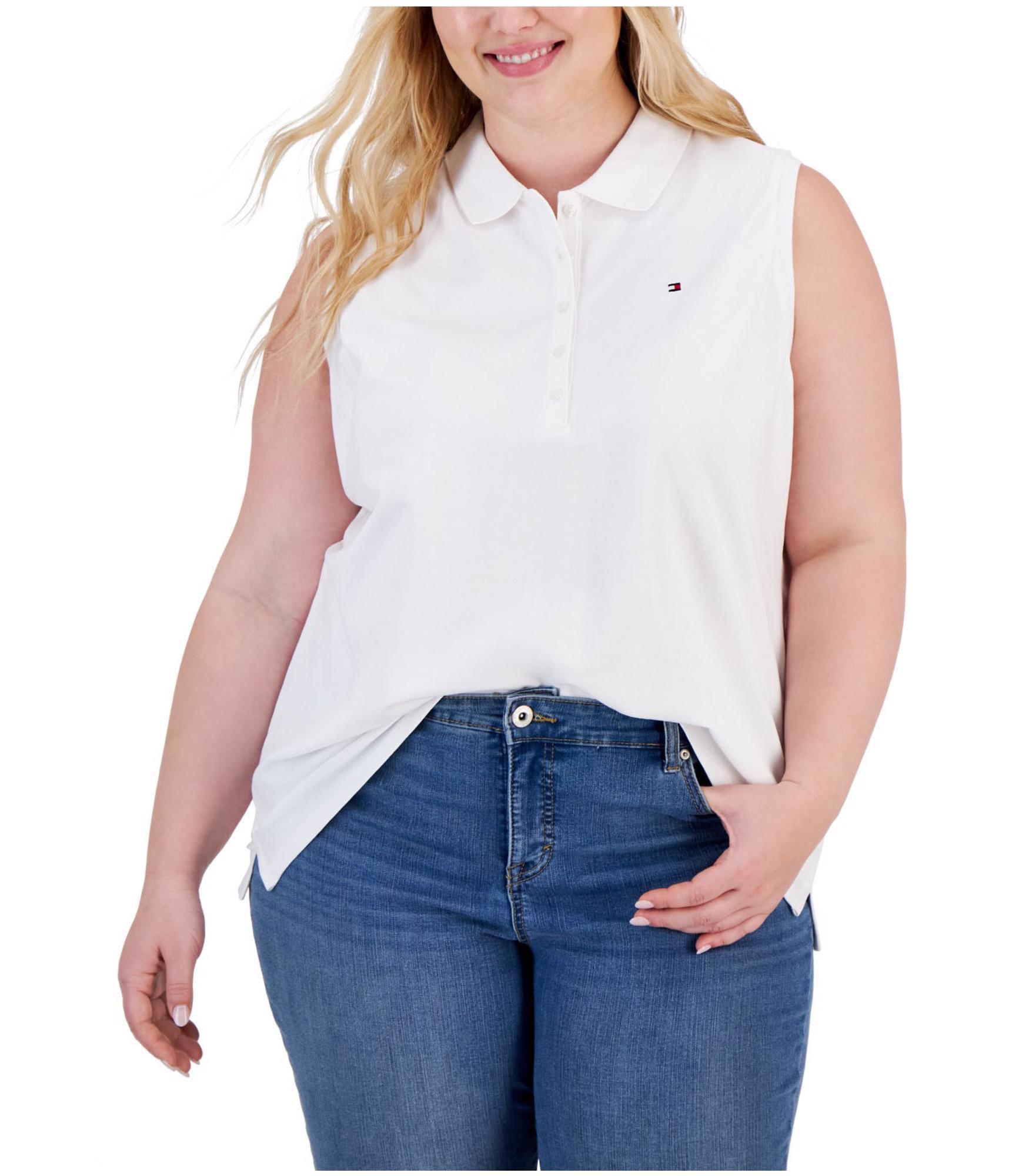 Tommy Hilfiger Womens Sleeveless Polo Shirt - Picture 3 of 3